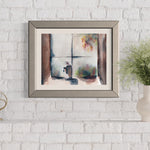 Custom Watercolor Portrait_Morning Coffee_Loose Abstract_Tulsa