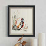 Custom Watercolor Quail_Colorful_Tulsa
