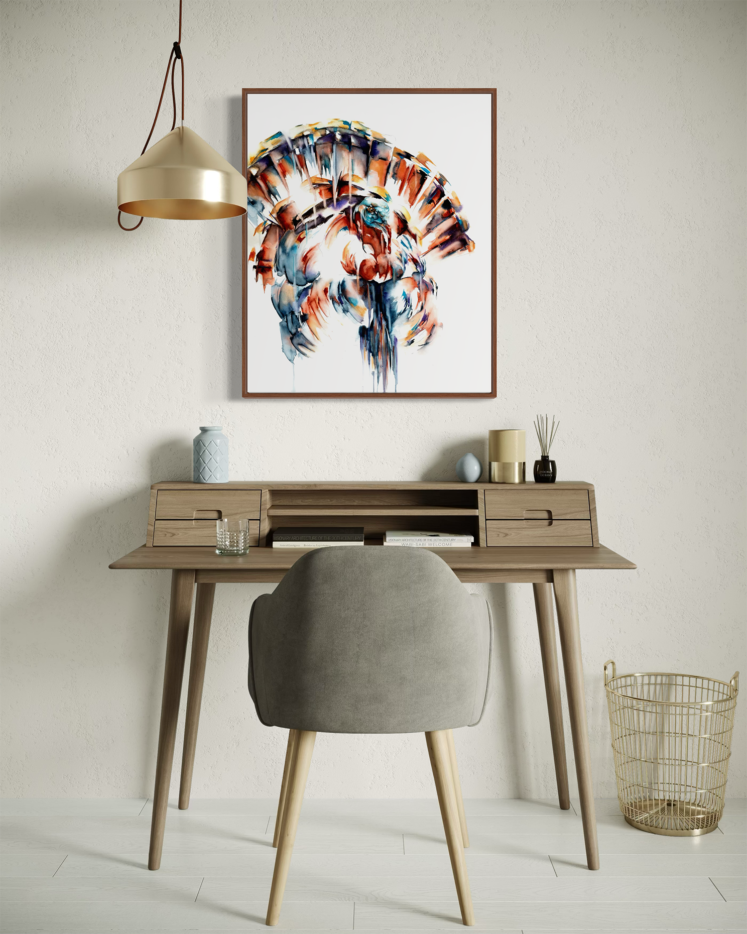 Vibrant Watercolor Painting