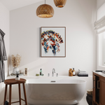 Vibrant watercolor painting of Tom Turkey