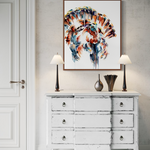 Vibrant Watercolor Tom Turkey