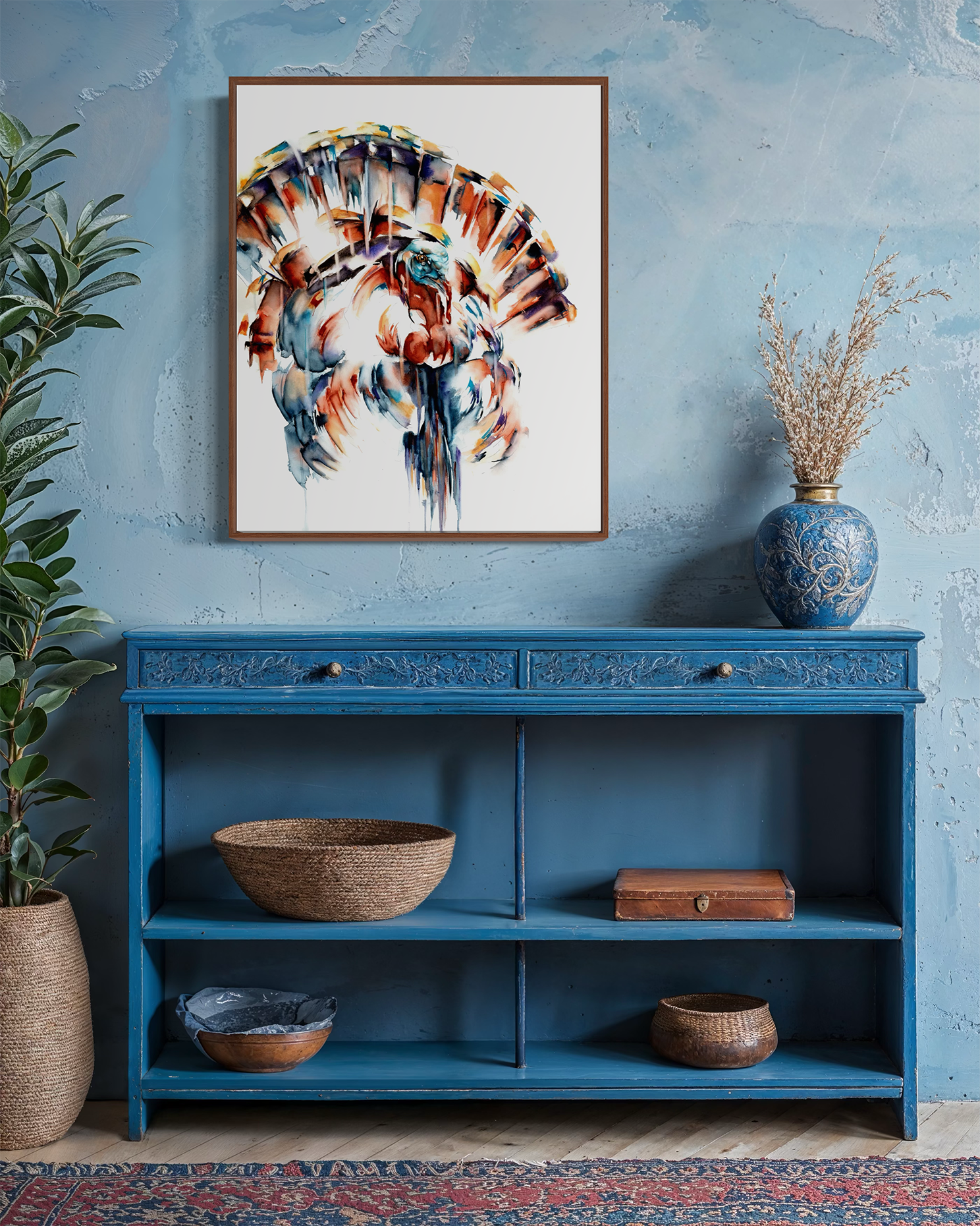 Vibrant Watercolor Painting 