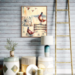 Pheasant Art, Wildlife art, watercolor
